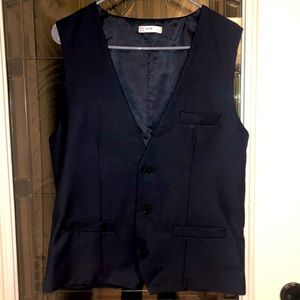 H2H Men’s Black Vest Small Formal